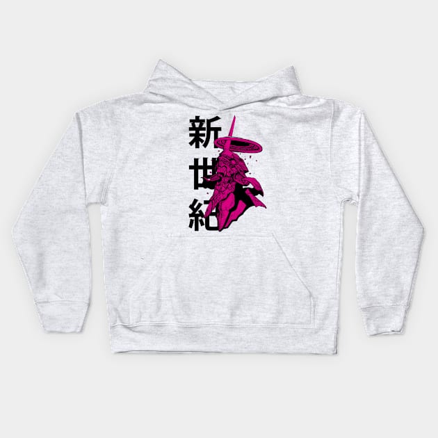 EVANGELION 01 (Berserk mode) Kids Hoodie by LANX